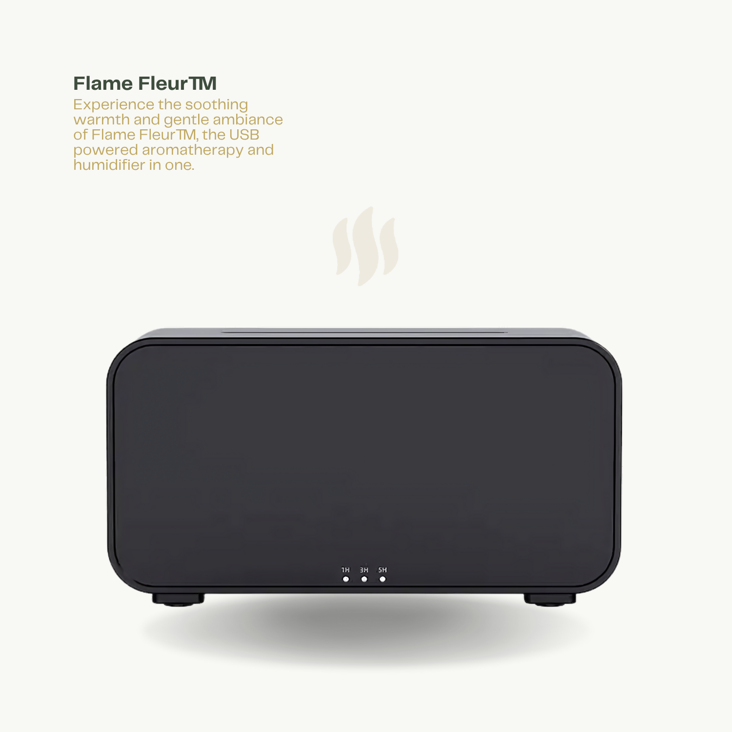 Flame Fleur™ - LED Flame Aroma Diffuser