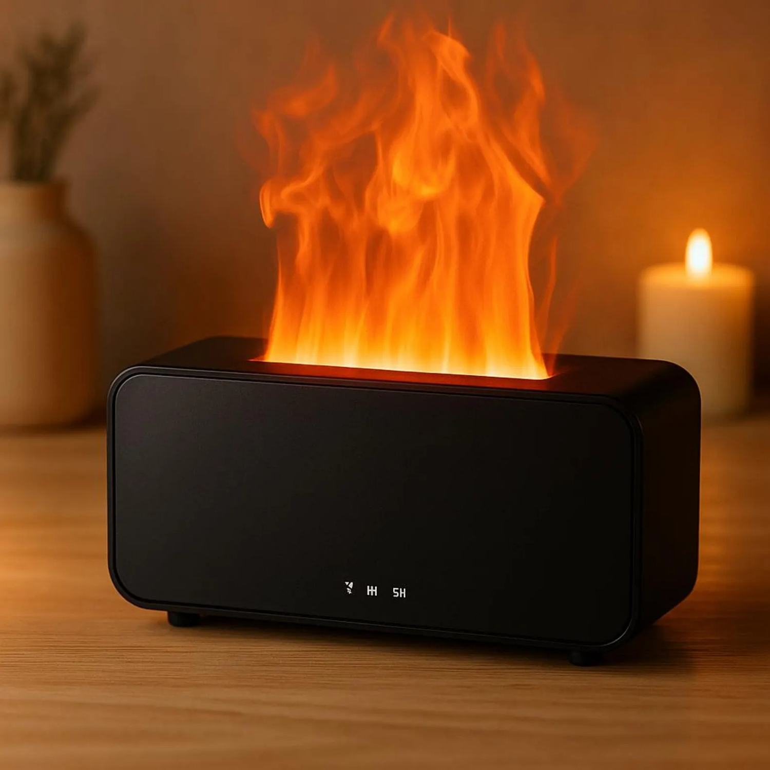 Flame Fleur™ - LED Flame Aroma Diffuser