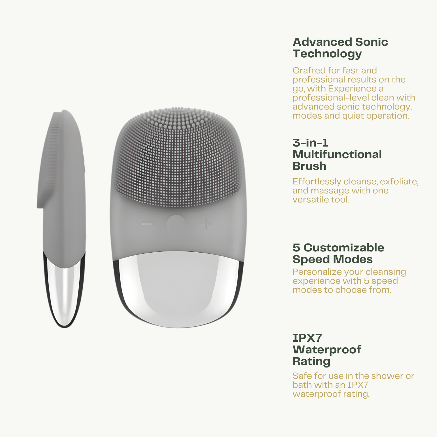 SilkGlow™ Facial Cleansing Brush