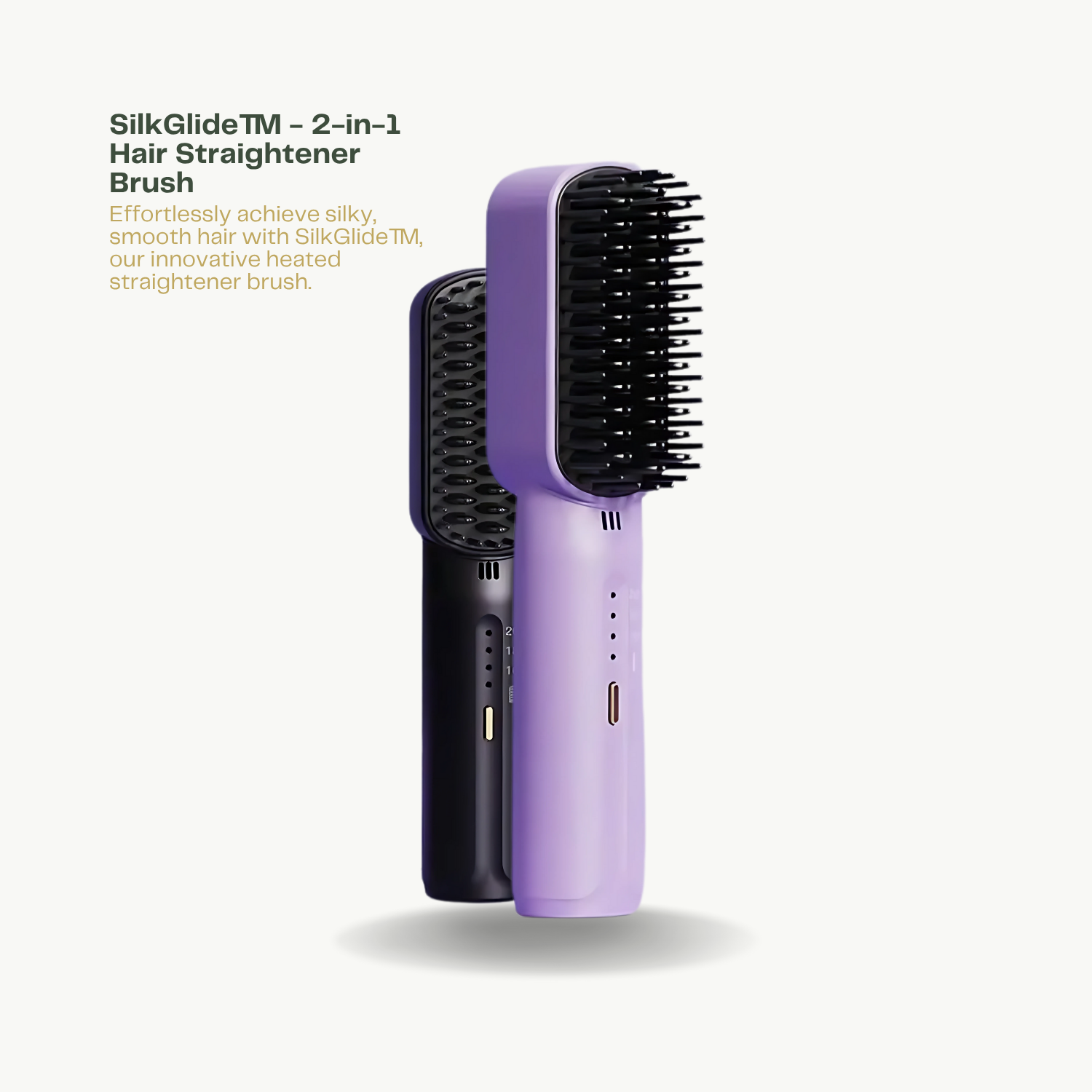 SilkGlide™ - 2-in-1 Hair Straightener Brush